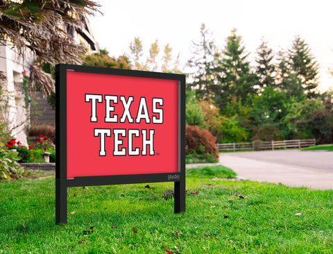 Texas Tech Red Yard Sign V2 Yard