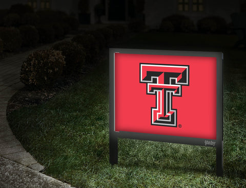 Texas Tech Tt Red Yard Sign V2 Walkway