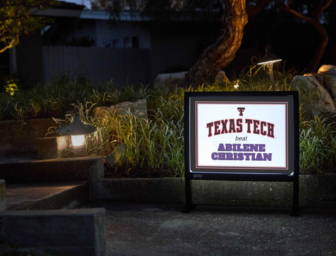 Texas Tech V Abilene Christian Yardsy Sign yard sign