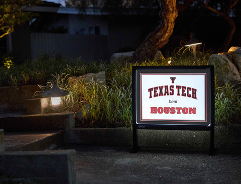 Texas Tech V Houston Yardsy Sign yard sign