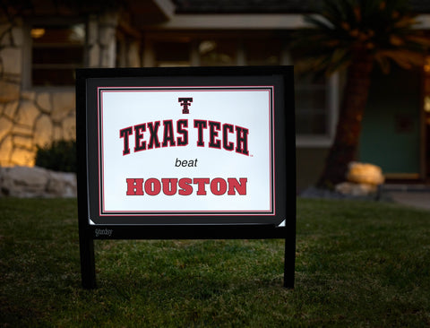 Texas Tech V Houston Yardsy Sign yard sign