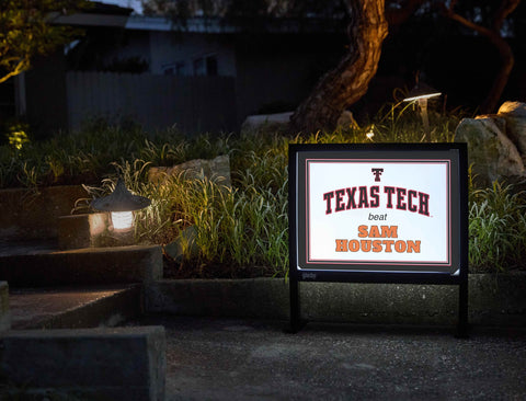 Texas Tech V Sam Houston Yardsy Sign yard sign