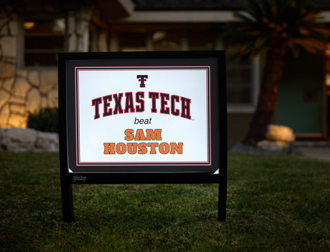 Texas Tech V Sam Houston Yardsy Sign yard sign