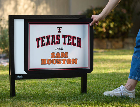 Texas Tech V Sam Houston Yardsy Sign yard sign