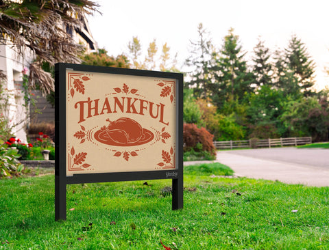Thankful Yard Sign Yard