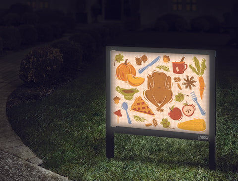 Thanksgiving Feast Yardsy Sign Walkway.Jpg