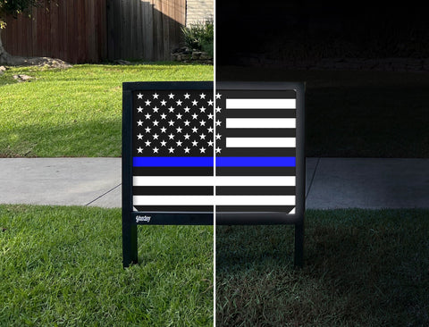 Thin Blue Line Yardsy Sign yard sign