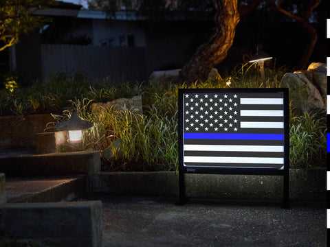 Thin Blue Line Yardsy Sign yard sign