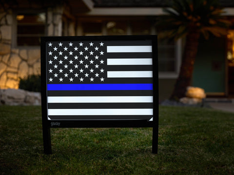 Thin Blue Line Yardsy Sign yard sign