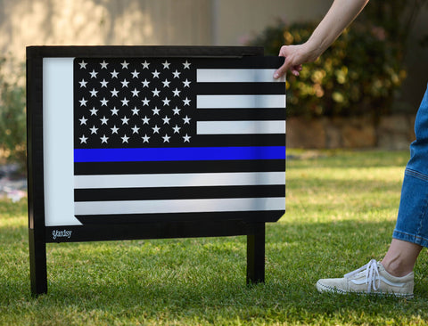 Thin Blue Line Yardsy Sign yard sign