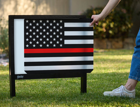 Thin Red Line Yardsy Sign yard sign