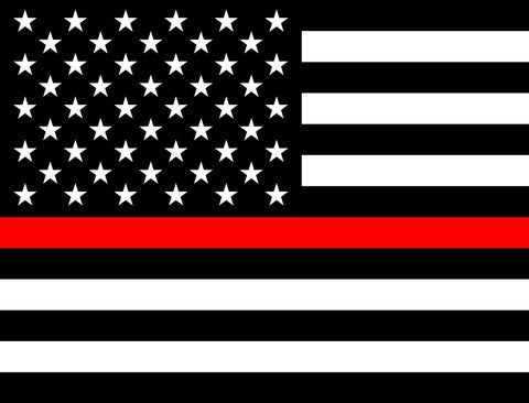 Thin Red Line Yardsy Sign yard sign
