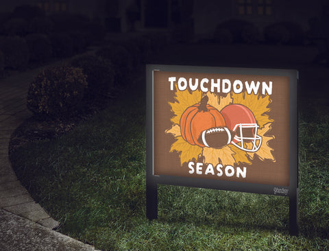 Touchdown Season Yardsy Sign Walkway.Jpg
