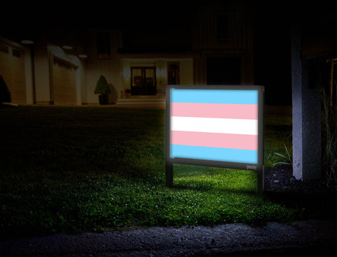 Transgender Pride Flag Mailbox