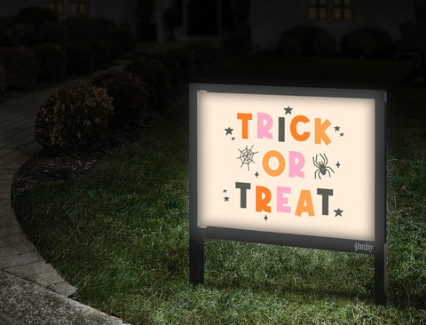 Trick Or Treat Yardsy Sign Walkway