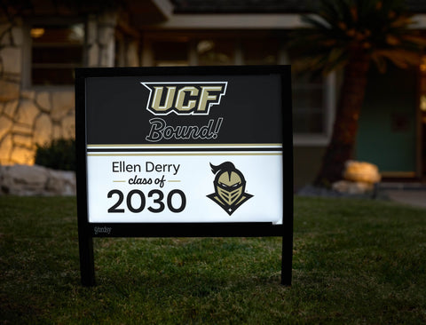 UCF College Bound Custom Yardsy Sign yard sign