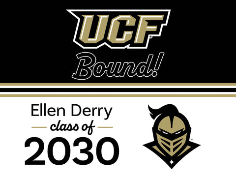 UCF College Bound Custom Yardsy Sign yard sign