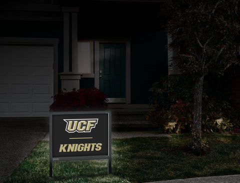 Ucf Knights Black Yardsy Sign Front Door