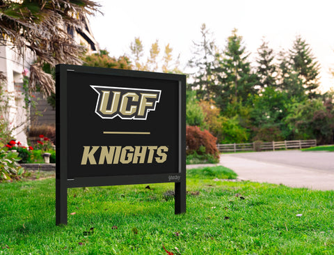 Ucf Knights Black Yardsy Sign Yard