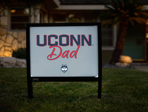 UConn Dad Yardsy Sign yard sign