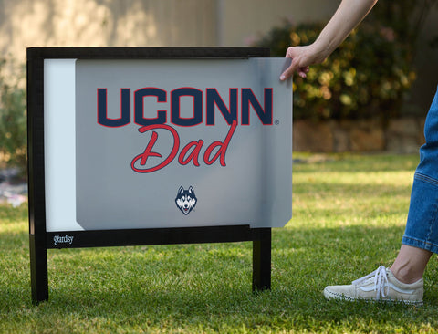 UConn Dad Yardsy Sign yard sign