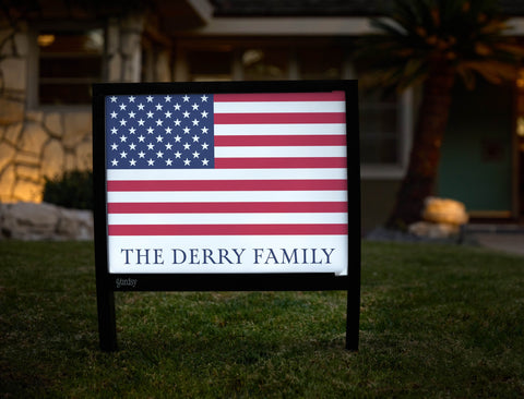 Usa Flag Custom Yardsy Sign yard sign