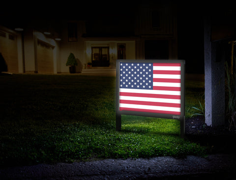 Usa Flag Yardsy Sign Mailbox.Jpg