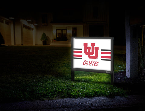 University of Utah Go UTES Yardsy Sign