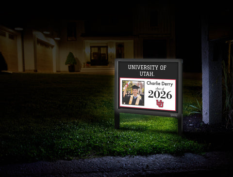 Utah Graduate Custom Yardsy Sign yard sign