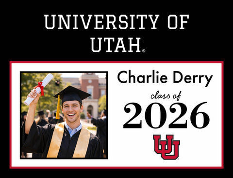 Utah Graduate Custom Yardsy Sign yard sign
