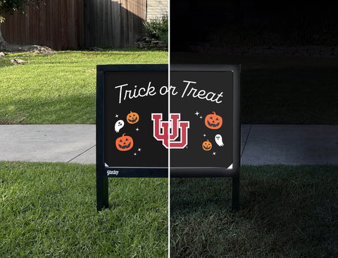 Utah Halloween Trick Or Treat Yardsy Sign yard sign