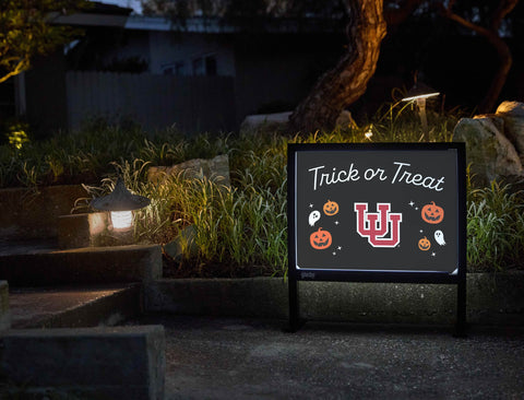 Utah Halloween Trick Or Treat Yardsy Sign yard sign