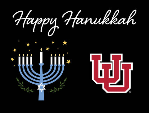 Utah Happy Hanukkah Yardsy Sign yard sign