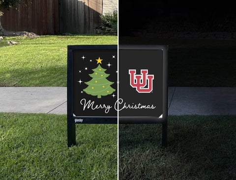Utah Merry Christmas Yardsy Sign yard sign