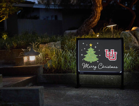 Utah Merry Christmas Yardsy Sign yard sign