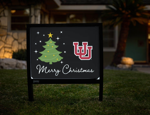 Utah Merry Christmas Yardsy Sign yard sign