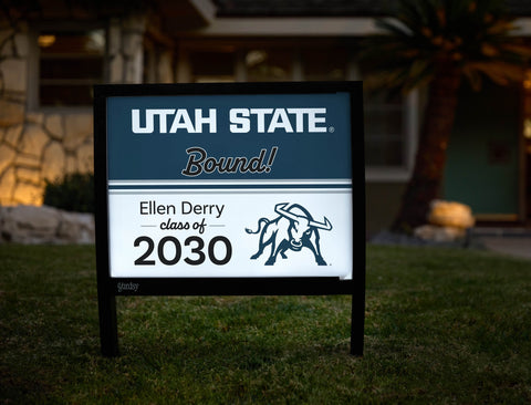 Utah State College Bound Custom Yardsy Sign yard sign