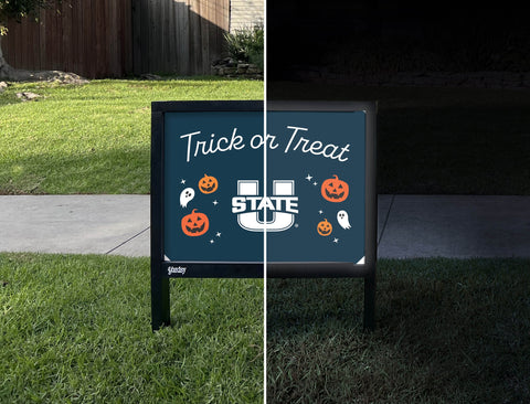 Utah State Halloween Trick Or Treat Yardsy Sign yard sign