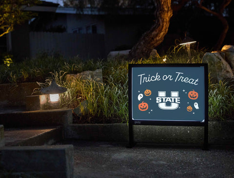 Utah State Halloween Trick Or Treat Yardsy Sign yard sign