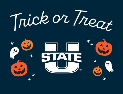 Utah State Halloween Trick Or Treat Yardsy Sign yard sign