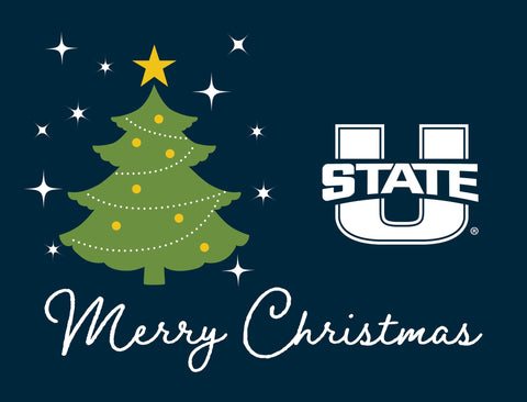 Utah State Merry Christmas Yardsy Sign yard sign