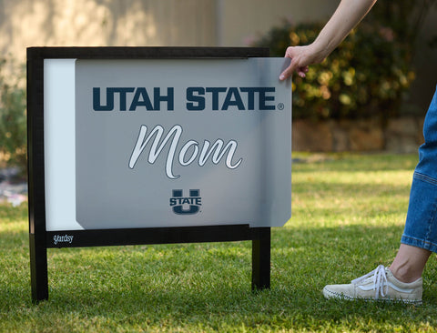 Utah State Mom Yardsy Sign yard sign