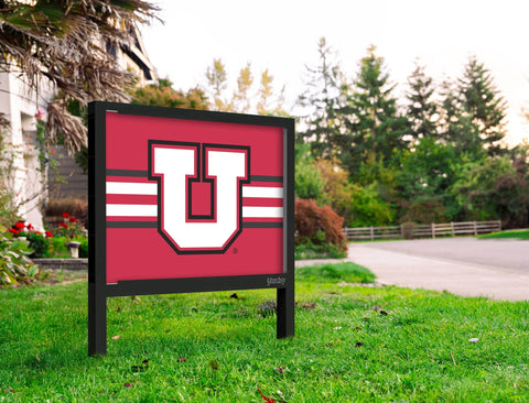 Utah U Stripe Red Yard