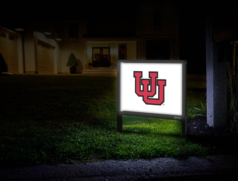 Utah U U Black Outline Mailbox