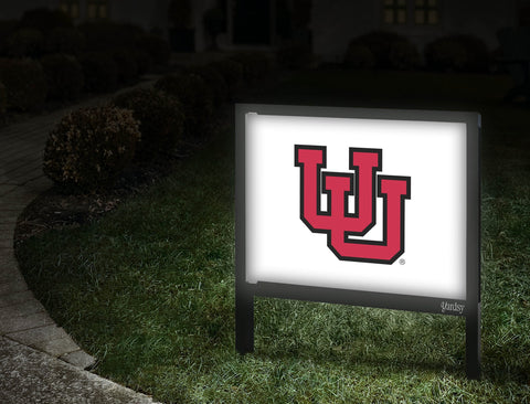 Utah U U Black Outline Walkway