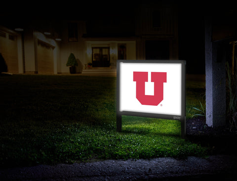 Utah U White Mailbox