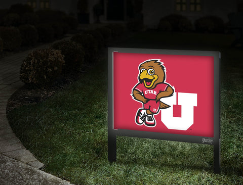 Swoop University of Utah Red Yardsy Sign