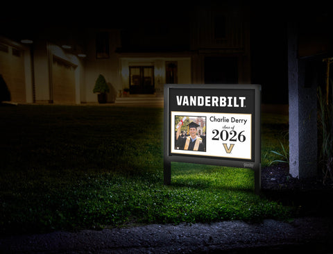 Vanderbilt Graduate Custom Yardsy Sign yard sign
