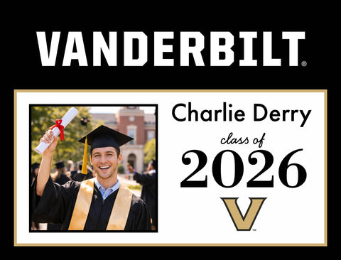 Vanderbilt Graduate Custom Yardsy Sign yard sign