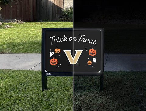 Vanderbilt Halloween Trick Or Treat Yardsy Sign yard sign